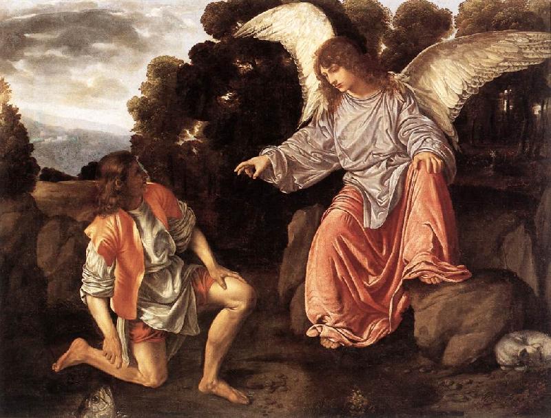 SAVOLDO, Giovanni Girolamo Tobias and the Angel sf